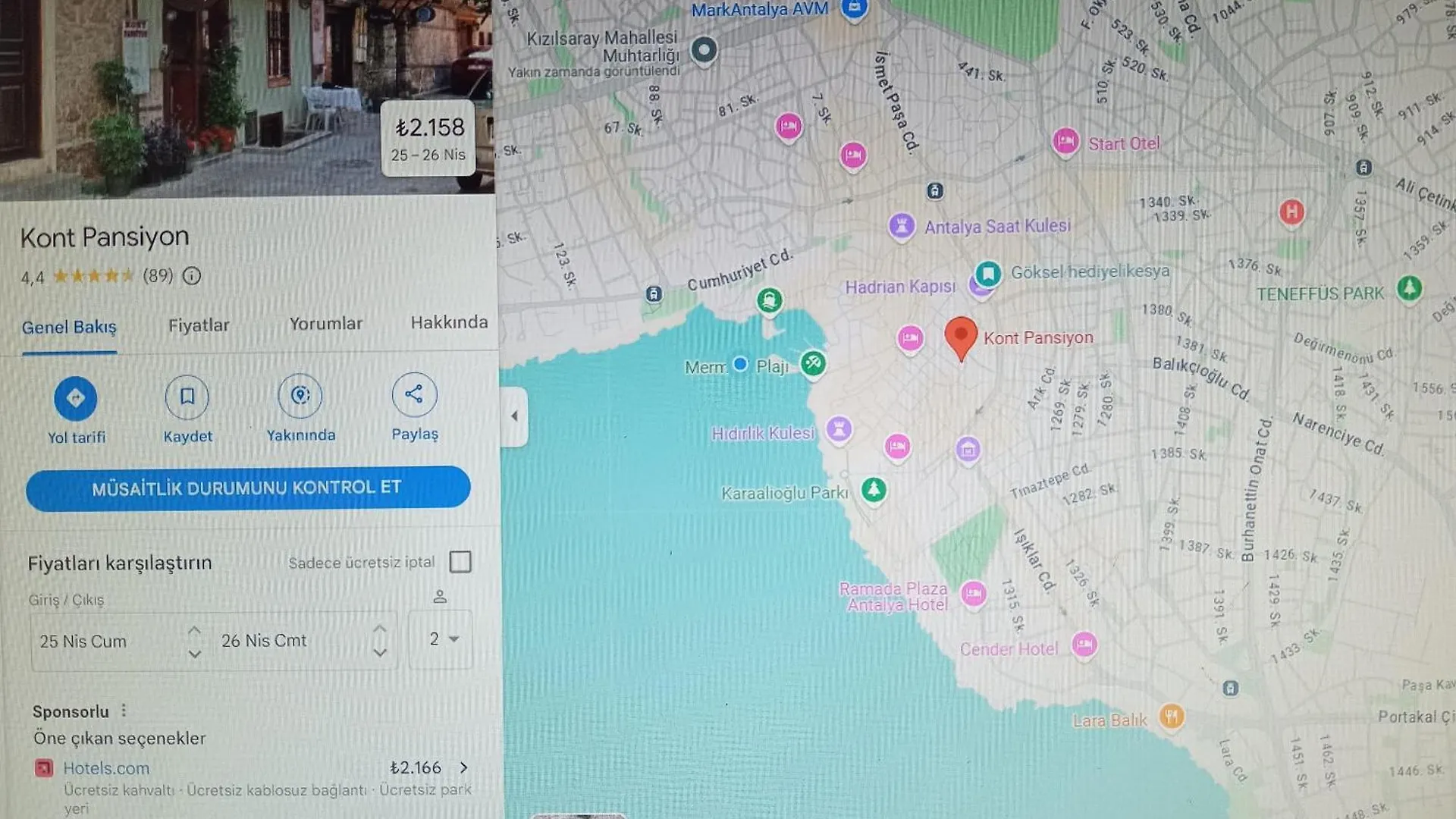 Guest house Kont Pension Antalya